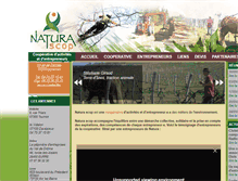 Tablet Screenshot of natura-scop.org